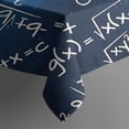 thumbnail image 4 of Math Equations Starry Blue Background Pattern Rectangle Tablecloth 60"x102",Waterproof Polyester Rectangle Table Cloth, Wipeable Spillproof Polyester Tablecloth for Dining, Camping, Indoor and Outdoor, 4 of 6