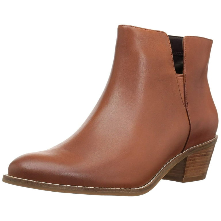 Cole Haan Womens abbot bootie Leather Almond Toe Ankle Fashion