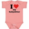 thumbnail image 3 of Inktastic I Heart My Babysitter Boys or Girls Baby Bodysuit, 3 of 5