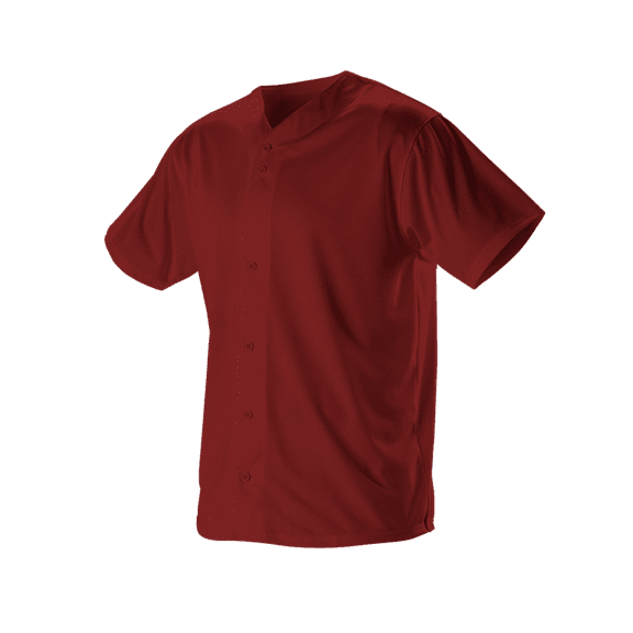 Alleson Men's Adult Full Button Lightweight Baseball Jersey