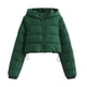 thumbnail image 1 of Chaqueta de invierno nueva de algodón acolchado con capucha de color sólido y estilo europeo y americano para mujer, 1 of 6