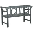 thumbnail image 4 of Safavieh Moorpark Indoor/Outdoor Modern 2 Seat Garden Bench, 4 of 7