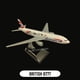 thumbnail image 2 of Réplica de avión de metal a escala 1:400, 15 cm, modelo de avión Boeing Airbus B777 británico, juguete de decoración para habitación de niños, 157.UK concorde, 2 of 6