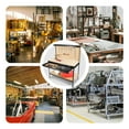 thumbnail image 2 of DNA MOTORING TOOLS-00459 Work Table with Pegboard, 47.2''x23.6'' Work Table With Pull-out Drawers & Lower Open Shelves, 220LBS Capacity, 12PCS Tools Hooks, Wood Tool Bench for Garage, Workshop, 2 of 7