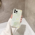 thumbnail image 3 of Case for iPhone 13 Pro, Soft TPU Bumper Cute Print Pattern Design Women Girls Protective Phone Cover Case for iPhone 13 Pro (6.1 inch), Green Flower, 3 of 6