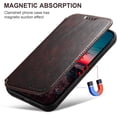 thumbnail image 5 of Case Wallet for iPhone 12, iPhone 12 Pro Wallet Case Compatible with MagSafe Wireless Charging  Leather Flip Folio Cover Kickstand and Cash Credit Card Holder for Men Women Brown, 5 of 12