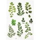 thumbnail image 1 of 10 hojas de pegatinas de plantas en miniatura de hoja de arce verde de 15 x 10,5 x 0,01 cm, 1 of 3