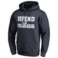 thumbnail image 2 of Men's Navy Colorado Avalanche Hometown Collection Defend Pullover Hoodie, 2 of 3