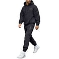 thumbnail image 4 of Ceisia Men's Loose Fit Hooded Sweatshirt & Jogger Pants Set | Casual Warm Two-Piece Tracksuit Gifts, 4 of 5