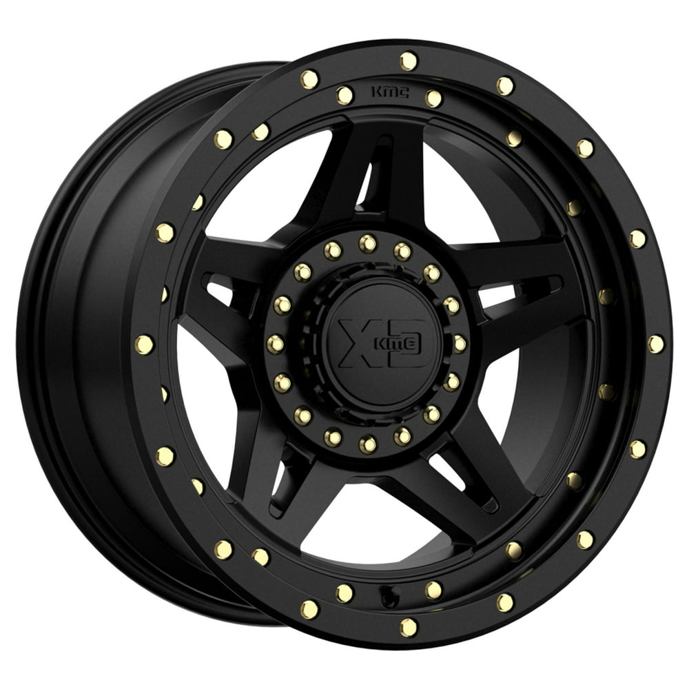 XD SeriesXD138 BRUTE Satin Black (20"x9", 0 Offset, 6x120.65 Bolt