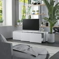 thumbnail image 4 of TV Stand Charmma TV Cabinet White 47.2"x13.4"x11.8" Chipboard, 4 of 9