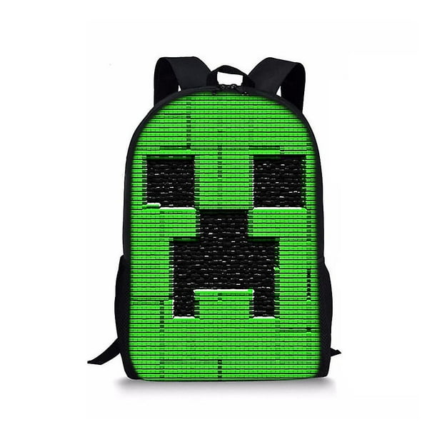 Kids Boys Girls Minecraft Print Backpack School Bag Rucksack Gifts A Walmart