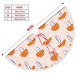 thumbnail image 3 of Rocae Mushrooms for Christmas Tree Skirt with Pom Pom Trim for Holiday Party for Holiday Home Decor Indoor Outdoor-48", 3 of 7