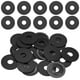 thumbnail image 1 of Uxcell 20-Pack Arandelas Planas de Nylon M12 12mm ID 40mm OD 2mm Grosor Espaciador de Sellado Junta Anillo Negro, 1 of 6
