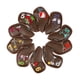 thumbnail image 1 of 10 Uds. Fundas de cabeza de hierro de Golf patrones bordados cuero PU para planchas de palos de Golf Café kusrkot cubiertas de cabeza de hierro de golf, 1 of 8