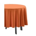 thumbnail image 3 of Vargottam Indoor/Outdoor Round Tablecloth 58 Inch Round Tablecloth Waterproof Patio Table Cloths, Spring/Summer Table Covers for Backyard Circular Table/BBQs/Picnic - Coral Orange, 3 of 7