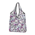 thumbnail image 1 of Custom Fashion Marie Cat Anime Pattern Shopping Tote Bags Portable Grocery Shoulder Shopper Bag, 1 of 5