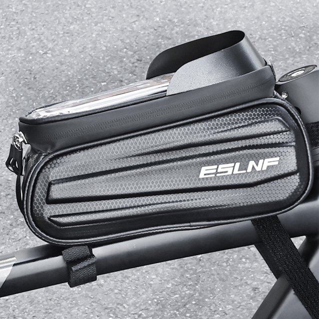 Funda para teléfono de bicicleta de 1L soporte reflectante pantalla táctil práctico impermeable portátil