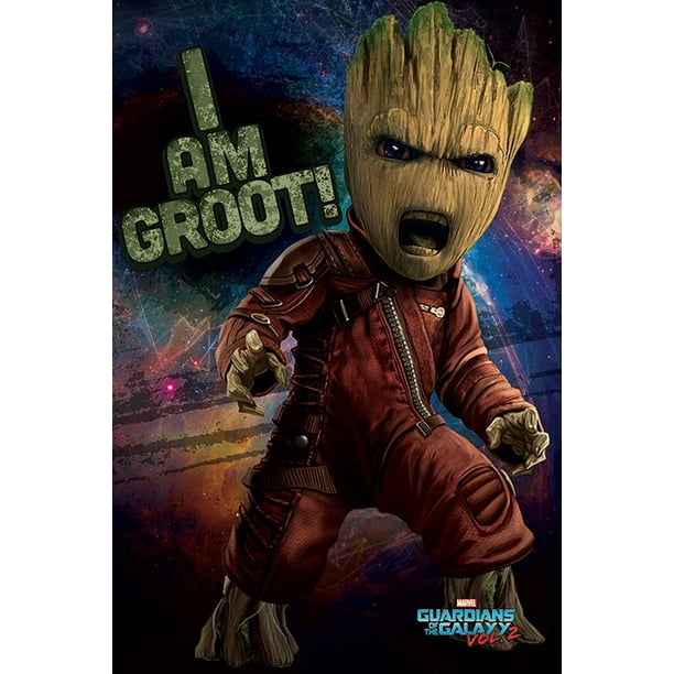 photo I Am Groot Pics guardians of the galaxy vol 2 movie poster print i am groot size 24 x 36