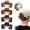 A, variant on 4Pcs Claw Clips for Baseball Caps, Hat Claw Clips for Women, Non-Slip Strong Hold Hat-Friendly Claw Clips for Thick Thin Hair Hat Hairstyles, Gifts Hair Accessories