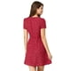 thumbnail image 5 of Vestido de Manga Corta Allegra K estampado Floral de Corazón rojo XS, 5 of 6