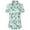 AFD668-108, variant on Womens Hawaiian Shirts Floral Blouses Short Sleeve Button Down Shirts
