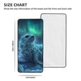 thumbnail image 2 of Cotton Bath Towels for Bathroom - Aurora Iceberg Seal Microfiber Quick Dry Towels for Body Bath Sheets, Personalized Beach Towel, Soft Shower Towels for Travel Home Beach 27*55in, 2 of 7
