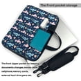 thumbnail image 2 of Lsque Seahorses And Plants Pattern Laptop Bag – Portable & Slim Single-Shoulder Computer Case with Adjustable Strap, Protective, Lightweight for 13”/14”/15.6” Laptops, 2 of 8
