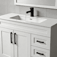 thumbnail image 2 of Dodrehome 36" Bathroom Vanity with Sink Combo, Freestanding Bathroom Storage Cabinet with Ceramic Sink, 2 Soft Closing Doors and 3 Drawers, White, 2 of 8
