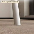 thumbnail image 6 of Seipola Room Chair Vanity Stool with Bowknot Backrest Adjustable Makeup Chair for Room Bedroom Faux Wool Seat Heavy Duty Metal Legs Non-slip Pads Versatile, 6 of 8