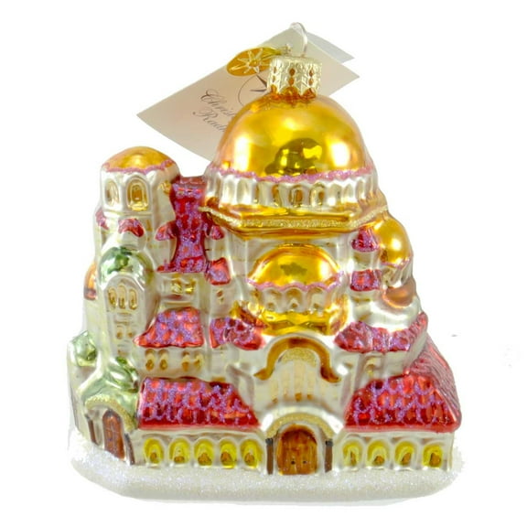 Christopher Radko St Alexander's Glass Ornament Temple Religious