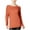 Orange - burntumber, variant on bar III Womens Strappy Knit Blouse, Orange, X-Large