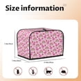 thumbnail image 5 of Gaeub Cute Flamingo Print 2 Slice Toaster Cover, Toaster Bags,Small Appliance Toaster Cover for Kitchen,Toaster Oven Dustproof Cover, 5 of 7