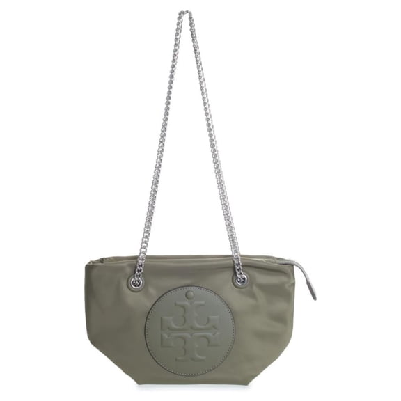 Tory Burch Women's Ella Small Chain Crossbody, Green Khaki
