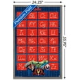 thumbnail image 3 of Marvel Comics - Avengers - Alphabet - Write Letters Wall Poster, 22.375" x 34", Framed, 3 of 5