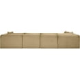 thumbnail image 5 of Meridian Furniture 5-Piece Camel Corduroy Performance Fabric Modular Sectional, 5 of 13