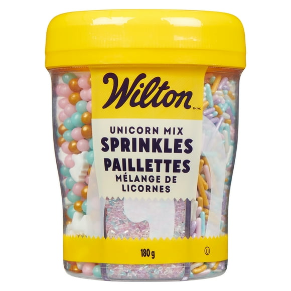 Mélange de paillettes licornes 6 cellules Wilton, 180 g