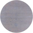 thumbnail image 1 of Ahgly Company Machine Washable Indoor Round Industrial Modern Dark Goldray Area Rugs, 3' Round, 1 of 7