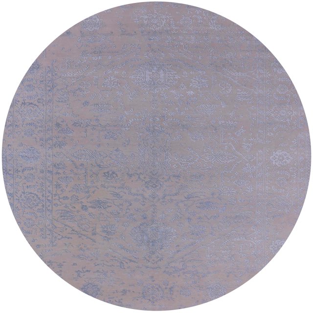 Ahgly Company Tapis d'Intérieur Lavable en Machine Rond Industriel Moderne Doré Foncé, 8 Pieds Rond