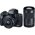 thumbnail image 2 of Canon EOS M50 Mirrorless Digital Camera with 15-45mm and 55-200mm Lenses Bundle, 2 of 8
