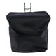 thumbnail image 3 of 1 canasta de lona plegable para colgar en la parte delantera, bolsa de transporte con cubierta para ciclismo (negro), 3 of 5
