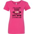 thumbnail image 3 of Inktastic I Have 2 Titles Titi and Dog Mom I Rock Them Both Women's T-Shirt, 3 of 5