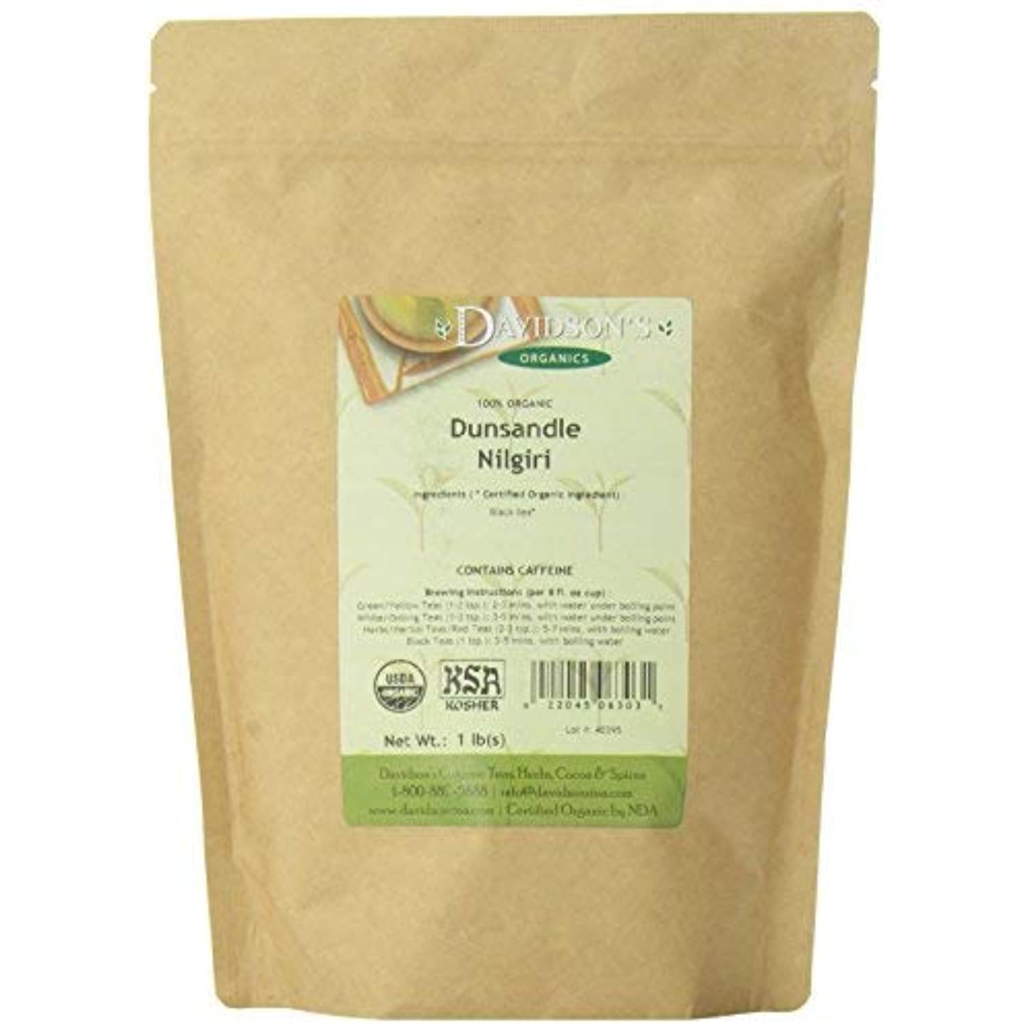 Organic Dunsandle Niligiri Loose Leaf Tea
