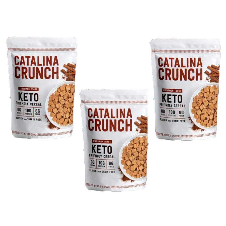 Catalina Crunch Keto Cereal Cinnamon Toast Size 3Pack