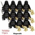 thumbnail image 3 of 11Pcs Medieval Elf Guard Figures – LOTR Mini Building Blocks Set for Fantasy Castle Scene, DIY Assembly Toy Gift for Fans, 3 of 8