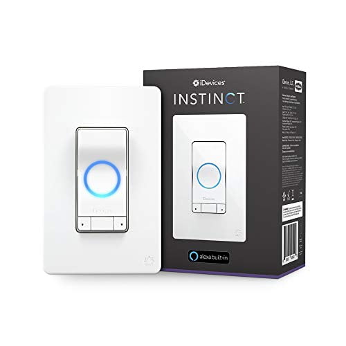 Instinct By iDevices, The Smart Light Switch With Alexa Built-In