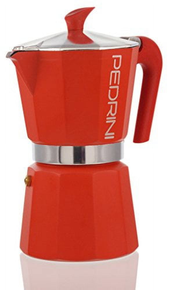 Pedrini P9084 Espresso Coffee Maker, 6 Cups, 300 ml - Silver: Buy