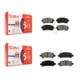 thumbnail image 1 of SIM Front Rear Semi-Metallic Brake Pads Kit for Car Subaru Impreza Forester Outback Legacy KSM-100311, 1 of 8