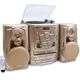 thumbnail image 2 of Jensen® Bluetooth® Reproductor de CD con tocadiscos de 3 velocidades Sistema estéreo doméstico y sintonizador de radio digital AM/FM Sistema de música con cambiador de 3 CD, pletina de casete doble, t, 2 of 2