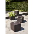 thumbnail image 4 of Table Réfrigérante pour Bière et Vin Parfaite pour Votre Patio, Pique-Nique et Accessoires de Plage, Marron, 4 of 8
